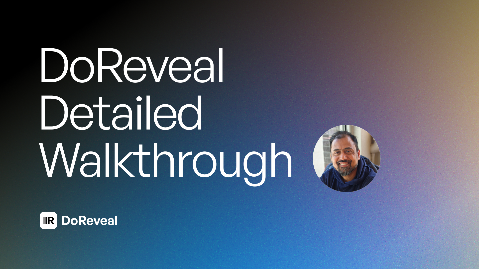 DoReveal detailed walkthrough video thumbnail
